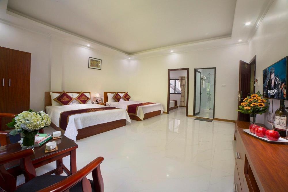 Quang Tung Hotel Dong Khe Sau Exterior photo